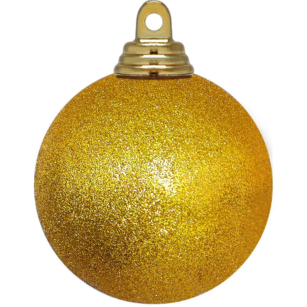 kerstbal 6cm 12st glit.d.goud