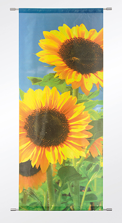 banner 'zonnebloemen'