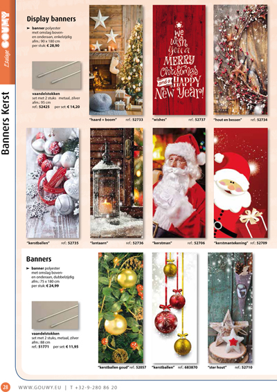 BANNERS KERST